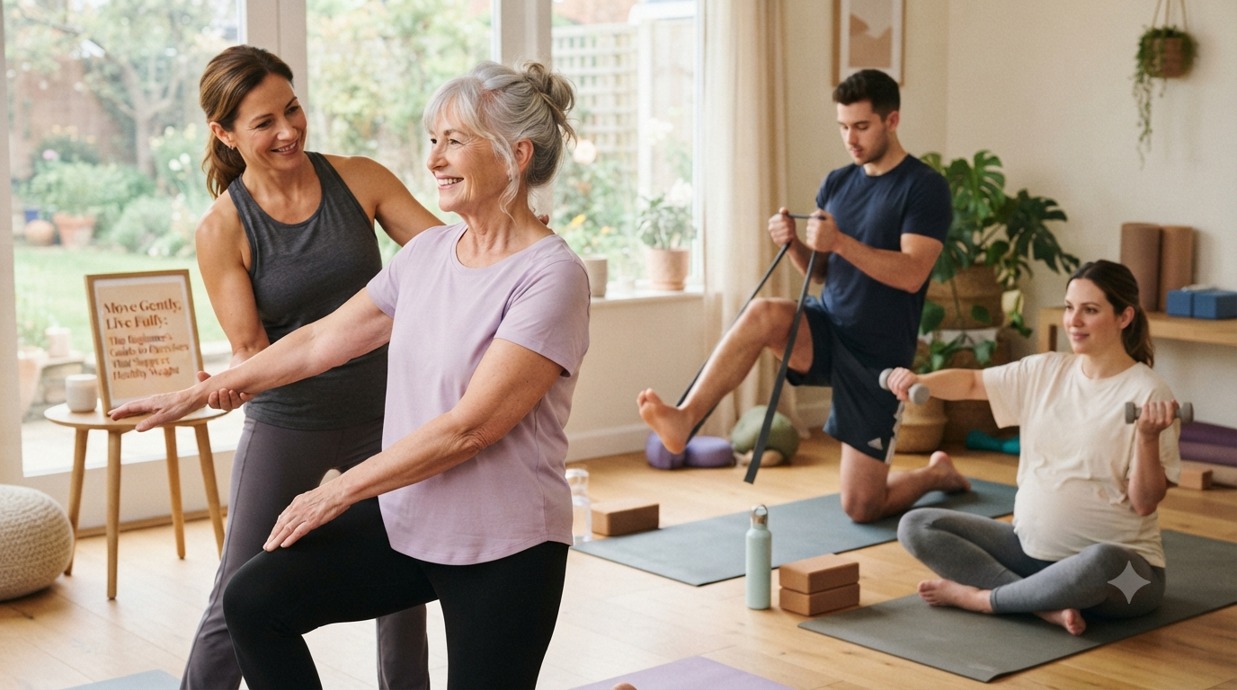 Move Gently, Live Fully: The Beginner’s Guide to Exercises That Support Healthy Weight
