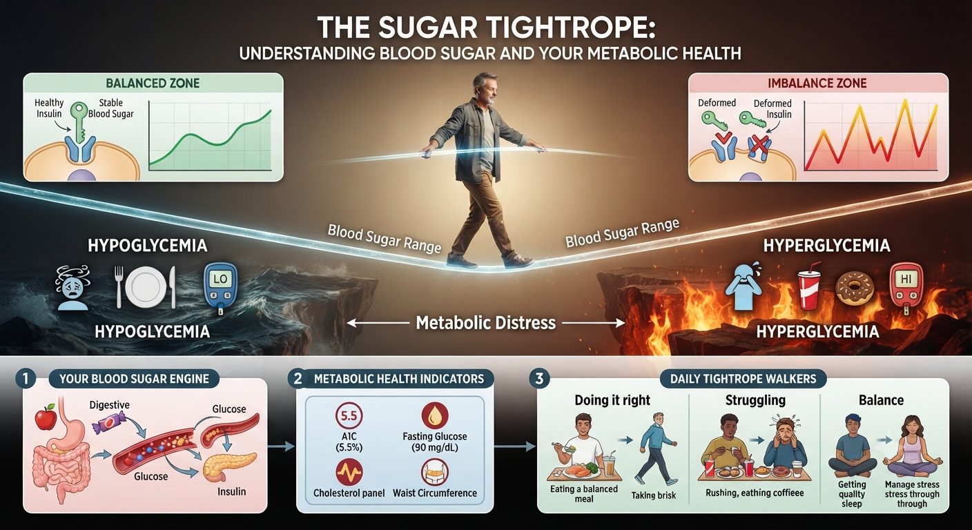The Sugar Tightrope: Understanding Blood Sugar and Your Metabolic Health