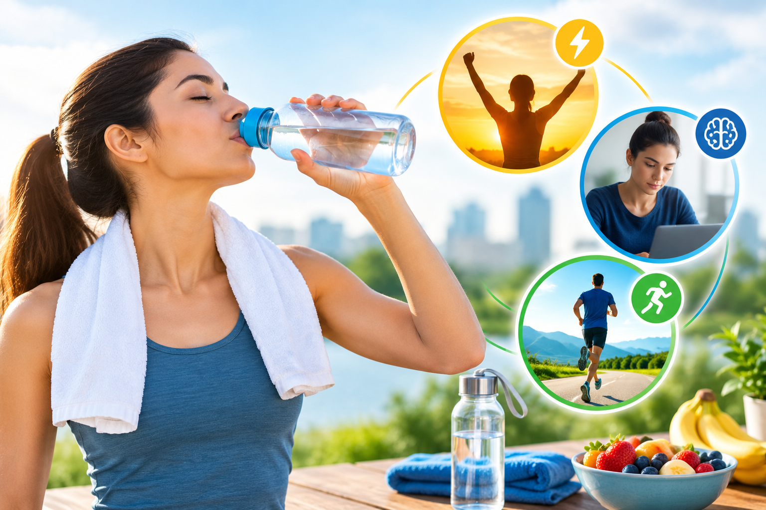How Hydration Affects Energy, Focus and Physical Performance